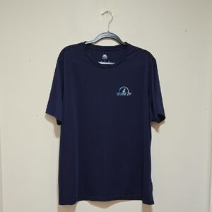 Havana Jim Men's Blue Graphic Short Sleeve Shirt